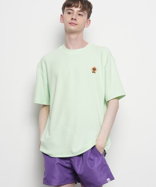 THE-ABON（エイボン）の「メンズサマーコクタージニットラウンド半袖Tシャツグレー（ニット/セーター・メンズ・グレー・M/L）」の5枚目の写真