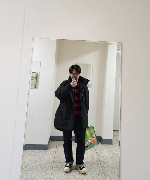THEVINYLHOUSE(ザバイニルハウス)の「MOHAIR BOLD STRIPED SWEATER RED (VH2DFUK603A)(ニット/セーター・メンズ・その他・S)」の3枚目の写真