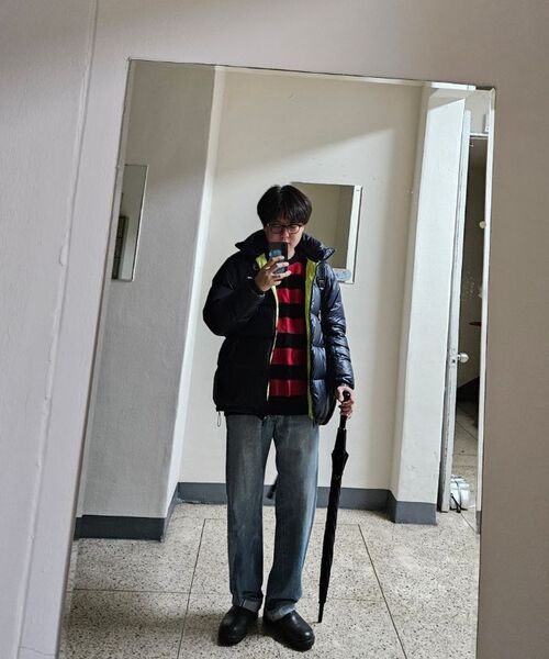 THEVINYLHOUSE(ザバイニルハウス)の「MOHAIR BOLD STRIPED SWEATER RED (VH2DFUK603A)(ニット/セーター・メンズ・その他・S)」の4枚目の写真