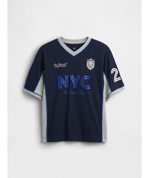 GAP（ギャップ）の「オーバーサイズ ジャージーTシャツ (キッズ)（Tシャツ/カットソー）」