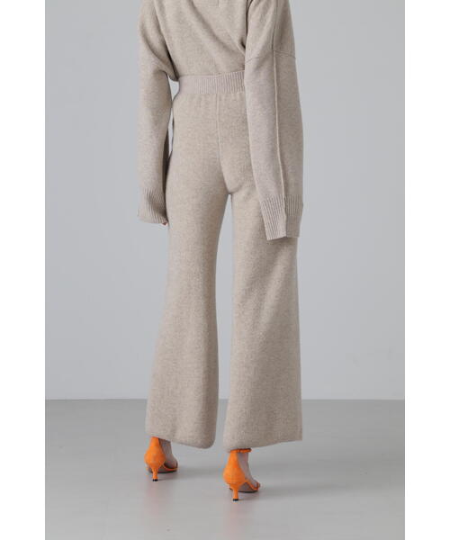 セール】Super160 パイルニットワイドパンツ（その他パンツ）｜ADORE