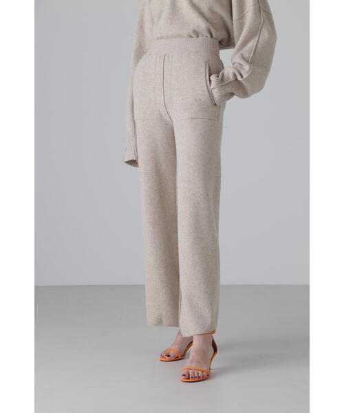 ADORE（アドーア）の「Super160 パイルニットワイドパンツ（その他パンツ・レディース・グレー/ベージュ・38）」の11枚目の写真