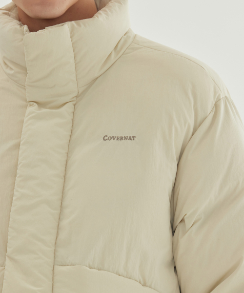 COVERNAT（カバーナット）の「ノンキルティングショートパファー Ecru（ダウンジャケット/コート・レディース・その他・S/M/L/XL/XS/XXL）」の9枚目の写真