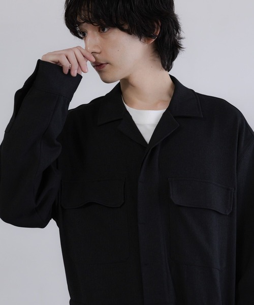 LOWRYS FARM（ローリーズファーム）の「【LFM(U)】ラナテックジャンプスーツ　 638122（サロペット/オーバーオール・メンズ・ベージュ/ブラック・LARGE/MEDIUM）」の9枚目の写真