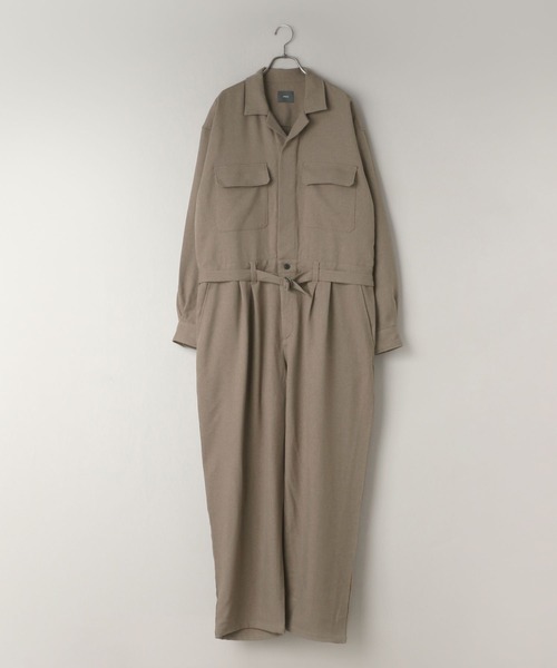 LOWRYS FARM（ローリーズファーム）の「【LFM(U)】ラナテックジャンプスーツ　 638122（サロペット/オーバーオール・メンズ・ベージュ/ブラック・LARGE/MEDIUM）」の10枚目の写真