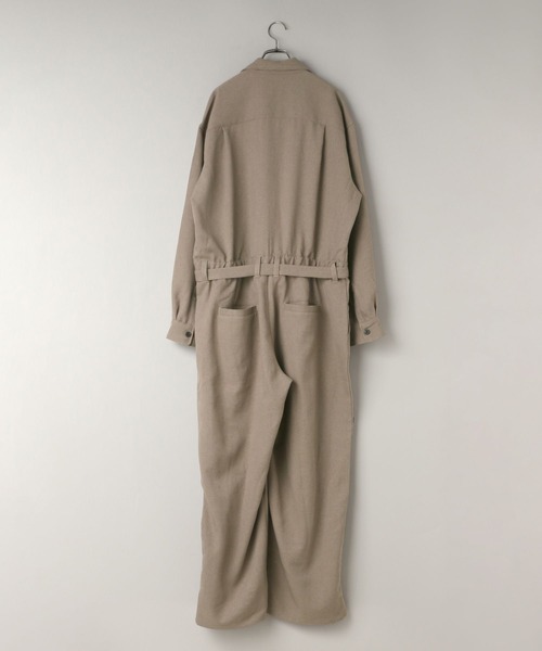 LOWRYS FARM（ローリーズファーム）の「【LFM(U)】ラナテックジャンプスーツ　 638122（サロペット/オーバーオール・メンズ・ベージュ/ブラック・LARGE/MEDIUM）」の11枚目の写真