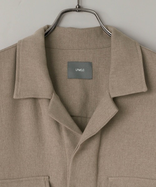 LOWRYS FARM（ローリーズファーム）の「【LFM(U)】ラナテックジャンプスーツ　 638122（サロペット/オーバーオール・メンズ・ベージュ/ブラック・LARGE/MEDIUM）」の12枚目の写真