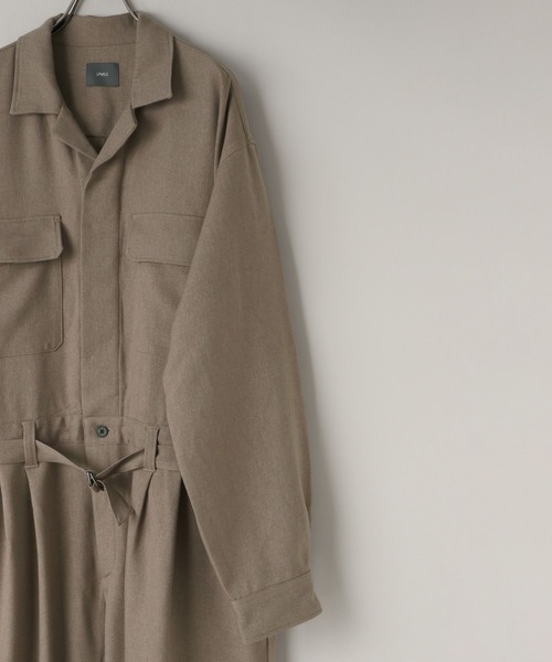 LOWRYS FARM（ローリーズファーム）の「【LFM(U)】ラナテックジャンプスーツ　 638122（サロペット/オーバーオール・メンズ・ベージュ/ブラック・LARGE/MEDIUM）」の14枚目の写真