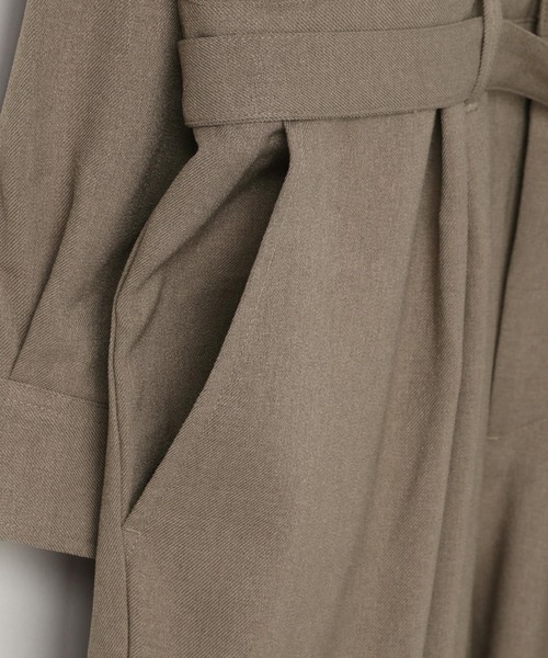 LOWRYS FARM（ローリーズファーム）の「【LFM(U)】ラナテックジャンプスーツ　 638122（サロペット/オーバーオール・メンズ・ベージュ/ブラック・LARGE/MEDIUM）」の17枚目の写真