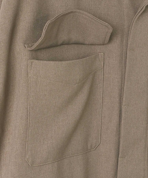 LOWRYS FARM（ローリーズファーム）の「【LFM(U)】ラナテックジャンプスーツ　 638122（サロペット/オーバーオール・メンズ・ベージュ/ブラック・LARGE/MEDIUM）」の19枚目の写真