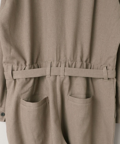 LOWRYS FARM（ローリーズファーム）の「【LFM(U)】ラナテックジャンプスーツ　 638122（サロペット/オーバーオール・メンズ・ベージュ/ブラック・LARGE/MEDIUM）」の20枚目の写真