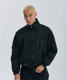 NINEZ（ナインゼット）の「グロッシーウーブンパイピングトラックジャケット（ジャージ）」