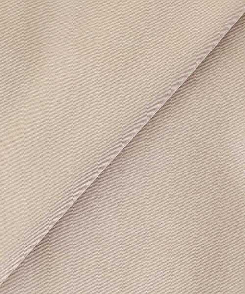 le.coeur blanc(ルクールブラン)の「ツイルストレッチステンカラーコート(ステンカラーコート・レディース・チャコールグレー/ベージュ・38)」の8枚目の写真