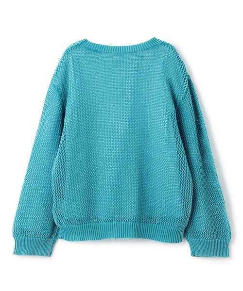 ANNA SUI mini（アナスイ・ミニ）の「色彩映えメッシュニット＋長袖T【洗える】（Tシャツ/カットソー・キッズ・ターコイズブルー/ラベンダー・140cm/130cm/120cm/160cm/150cm）」の3枚目の写真