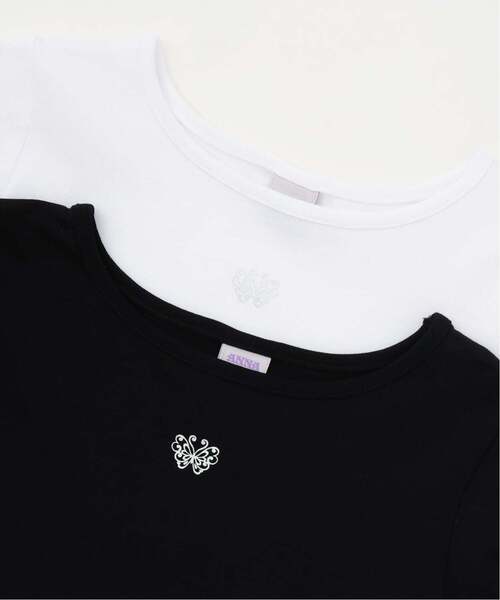 ANNA SUI mini（アナスイ・ミニ）の「色彩映えメッシュニット＋長袖T【洗える】（Tシャツ/カットソー・キッズ・ターコイズブルー/ラベンダー・140cm/130cm/120cm/160cm/150cm）」の9枚目の写真