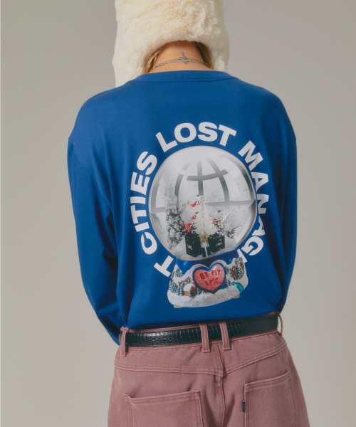 LMCの「SNOW GLOBE LONG SLV TEE dark blue(Tシャツ/カットソー・レディース・その他・S/M/L/XL)」の3枚目の写真