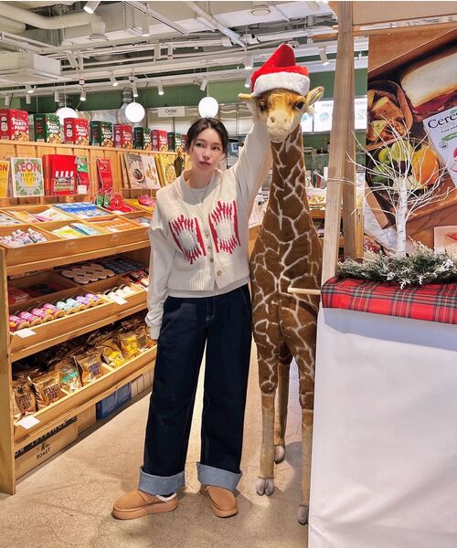 SALT AND CHOCOLATE(ソルトアンドチョコレート)の「SAC バックルウールスリッパ 412443002 (4cm)(サンダル・レディース・ベージュ・FREE)」の6枚目の写真