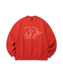 GUMMY BEAR & LOGO SWEATSHIRTS_ORANGE(NG2DFUM440A)