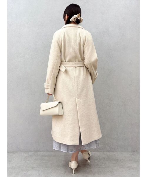 dazzlin（ダズリン）の「【藤井サチコラボ】スタンドウールライクコート（その他アウター・レディース・アイボリー/ブルー/ピンク・SMALL/MEDIUM）」の20枚目の写真