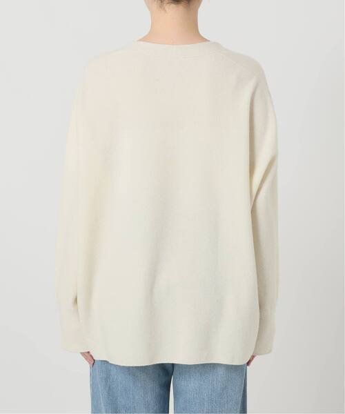 IENA(イエナ)の「《追加5》Fineニュージーウール ニュアンス Vプルオーバー(ニット/セーター・レディース・スカイブルー/ホワイト・FREE)」の12枚目の写真