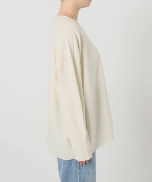 IENA(イエナ)の「《追加5》Fineニュージーウール ニュアンス Vプルオーバー(ニット/セーター・レディース・スカイブルー/ホワイト・FREE)」の13枚目の写真