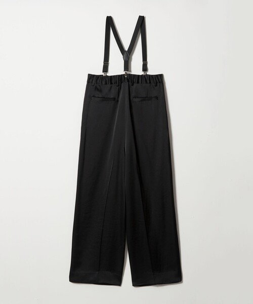conte（コンテ）の「＜conte＞サテン サスペンダー ワイドパンツ（その他パンツ・レディース・ブラック・38）」の5枚目の写真