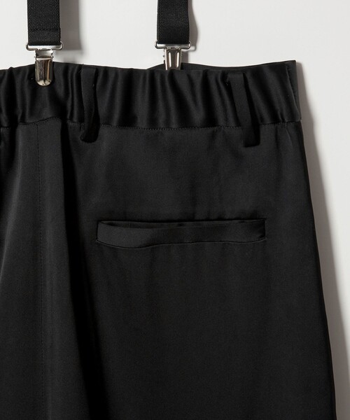 conte（コンテ）の「＜conte＞サテン サスペンダー ワイドパンツ（その他パンツ・レディース・ブラック・38）」の8枚目の写真