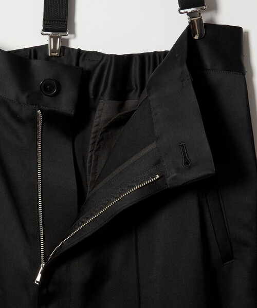 conte（コンテ）の「＜conte＞サテン サスペンダー ワイドパンツ（その他パンツ・レディース・ブラック・38）」の9枚目の写真