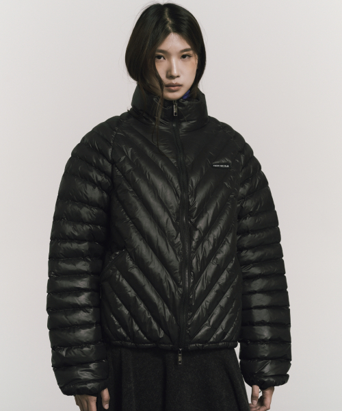 NICK&NICOLE(ニックアンドニコール)の「NICOLE LIGHT WEIGHT PADDING_BLACK(ダウンジャケット/コート・レディース・その他・MEDIUM/LARGE)」の2枚目の写真