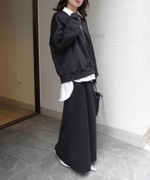 CORNERS | スウェットタイトロングスカート【セットアップ可能】(スカート)