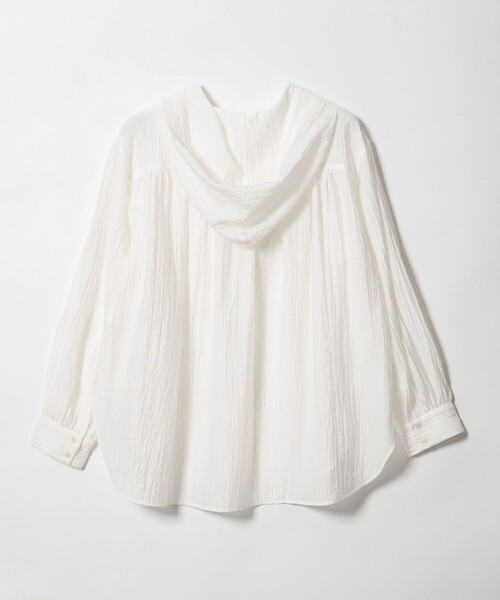 CITEN(シテン)の「<CITEN>シアーフードシャツ(シャツ/ブラウス・レディース・ブラック/イエロー/ホワイト・FREE)」の15枚目の写真