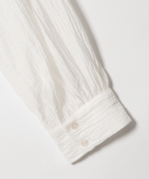 CITEN(シテン)の「<CITEN>シアーフードシャツ(シャツ/ブラウス・レディース・ブラック/イエロー/ホワイト・FREE)」の17枚目の写真