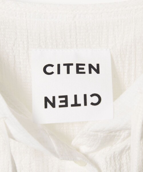 CITEN(シテン)の「<CITEN>シアーフードシャツ(シャツ/ブラウス・レディース・ブラック/イエロー/ホワイト・FREE)」の21枚目の写真
