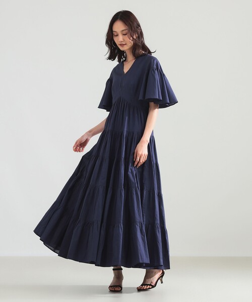 Demi-LuxeBEAMS コラボMARIHA 春の月　ワンピース　Aライン MARIHA / 春の夢のワンピース ソリッド（ワンピース）｜Demi-Luxe