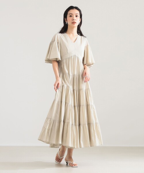 Demi-Luxe BEAMS(デミルクス ビームス)の「MARIHA / 春の夢のワンピース ソリッド(ワンピース・レディース・ブラウン系その他2/インディゴブルー・36S/38)」の3枚目の写真