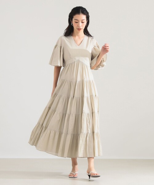 Demi-Luxe BEAMS(デミルクス ビームス)の「MARIHA / 春の夢のワンピース ソリッド(ワンピース・レディース・ブラウン系その他2/インディゴブルー・36S/38)」の4枚目の写真
