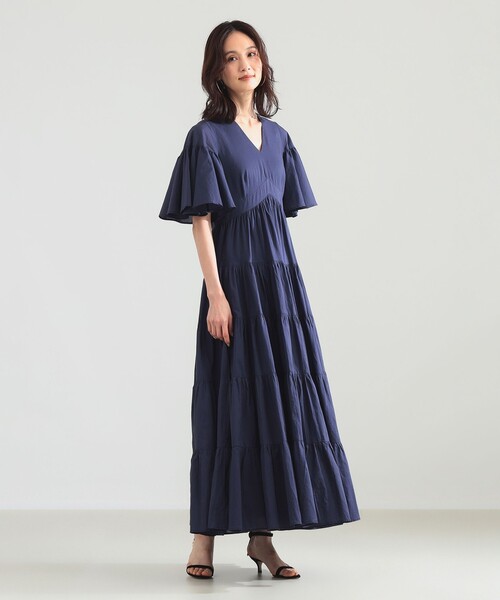 Demi-Luxe BEAMS(デミルクス ビームス)の「MARIHA / 春の夢のワンピース ソリッド(ワンピース・レディース・ブラウン系その他2/インディゴブルー・36S/38)」の7枚目の写真