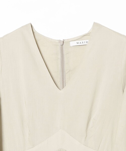 Demi-Luxe BEAMS(デミルクス ビームス)の「MARIHA / 春の夢のワンピース ソリッド(ワンピース・レディース・ブラウン系その他2/インディゴブルー・36S/38)」の10枚目の写真