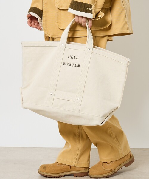 ABAHOUSE(アバハウス)の「【BELL SYSTEM / ベルシステム】Canvas Tool Bag / キャンバスツールバッグ/ ユニセックス/Mショート(トートバッグ・メンズ・アイボリー・フリー)」の10枚目の写真