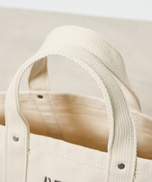 ABAHOUSE(アバハウス)の「【BELL SYSTEM / ベルシステム】Canvas Tool Bag / キャンバスツールバッグ/ ユニセックス/Mショート(トートバッグ・メンズ・アイボリー・フリー)」の5枚目の写真