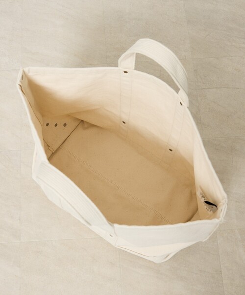 ABAHOUSE(アバハウス)の「【BELL SYSTEM / ベルシステム】Canvas Tool Bag / キャンバスツールバッグ/ ユニセックス/Mショート(トートバッグ・メンズ・アイボリー・フリー)」の4枚目の写真
