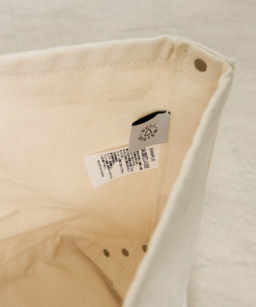 ABAHOUSE(アバハウス)の「【BELL SYSTEM / ベルシステム】Canvas Tool Bag / キャンバスツールバッグ/ ユニセックス/Mショート(トートバッグ・メンズ・アイボリー・フリー)」の2枚目の写真