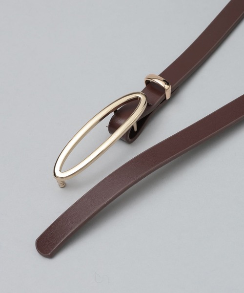 A part by（アパートバイ）の「オーバルベルト（ベルト・レディース・ブラック/ブラウン・FREE）」の7枚目の写真