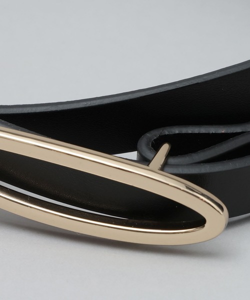 A part by（アパートバイ）の「オーバルベルト（ベルト・レディース・ブラック/ブラウン・FREE）」の8枚目の写真