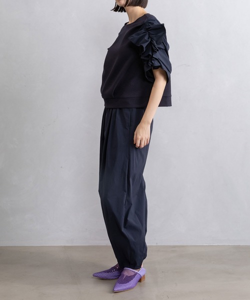 MARECHAL TERRE(マルシャルテル)の「コクーンパンツ(その他パンツ・レディース・カーキ/ブラック/ネイビー/サンドベージュ・MEDIUM)」の8枚目の写真