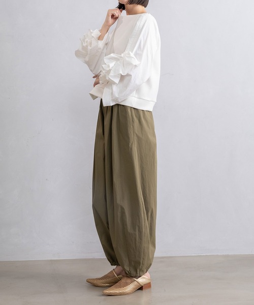 MARECHAL TERRE(マルシャルテル)の「コクーンパンツ(その他パンツ・レディース・カーキ/ブラック/ネイビー/サンドベージュ・MEDIUM)」の15枚目の写真