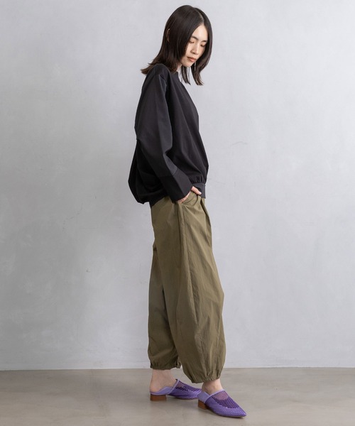 MARECHAL TERRE(マルシャルテル)の「コクーンパンツ(その他パンツ・レディース・カーキ/ブラック/ネイビー/サンドベージュ・MEDIUM)」の18枚目の写真