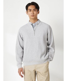 McGREGOR | ハーフジップメランジニット(ニット/セーター)