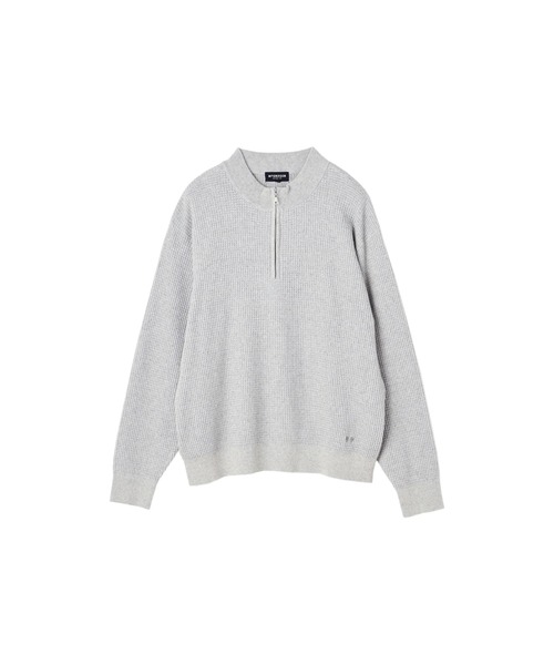 McGREGOR（マックレガー）の「ハーフジップメランジニット（ニット/セーター・メンズ・サンドグレー/ブルー系その他・M/L）」の3枚目の写真