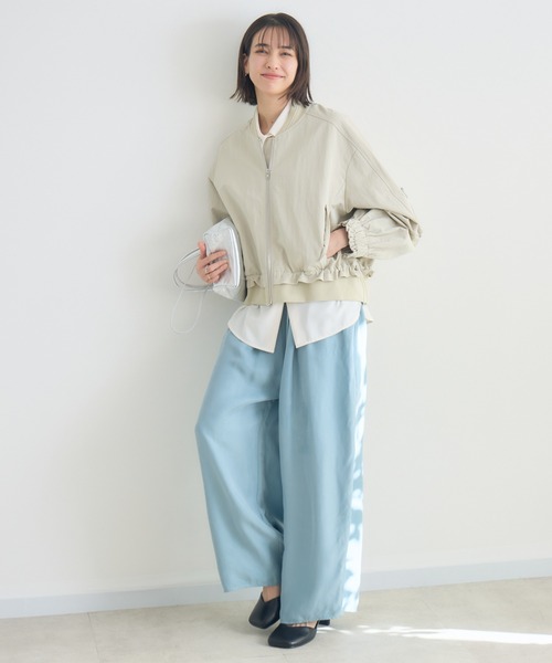 KATHARINE ROSS(キャサリンロス)の「【KATHARINE ROSS】とろみキュプラタックパンツ(その他パンツ・レディース・カーキ/ライトブルー/オレンジ・FREE)」の19枚目の写真